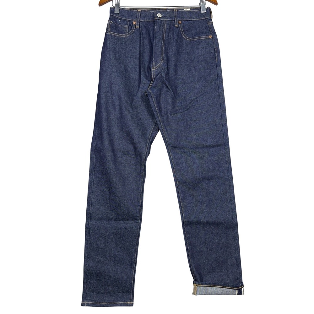 NWOT Levi's Selvedge High Rise Slim Jeans Womens Size 28 Denim Dark Wash Indigo